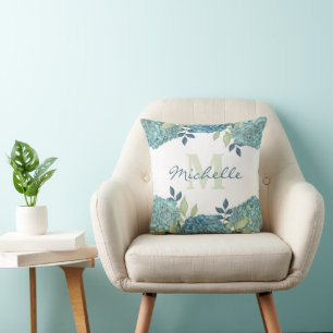 Modern Skapa din egen monogrammmallspil Kudde