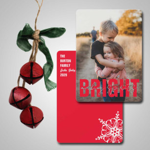 Modern Skapar sprit Bright jul Julkort
