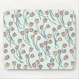 Modern Sketchy Tulips Pattern | Cottage Sage Musmatta