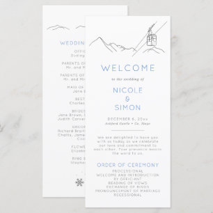 Modern Ski Resort Charming Wintery Mountain Peaks Program