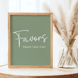 Modern skiva Oh Baby - enkel babyknare favoritskyl Poster