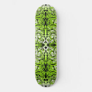 Modern Skoggrön Kelterinspirerad Stam-tatuering Mini Skateboard Bräda 18,5 Cm