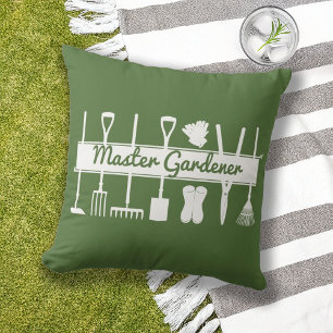 Modern Skoggrön Master Gardener Kudde