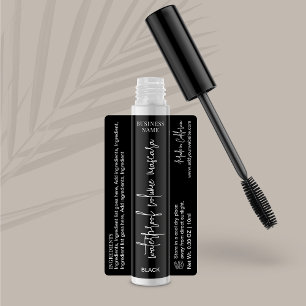 Modern skönhetsprodukt, kosmetisk Tube Mascara-eti Klistermärke