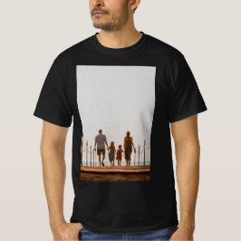 Modern Skräddarsydd Foto Familje Personlig T Shirt