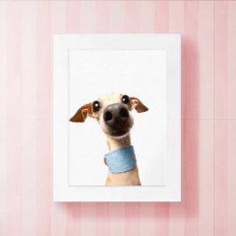 Modern Skräddarsydd Husdjursfoto | Meeko Poster