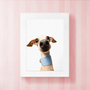 Modern Skräddarsydd Husdjursfoto Meeko Poster