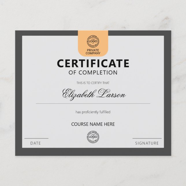 Modern Skräddarsydd Logotyp Professionell Mästare  (Framsida)