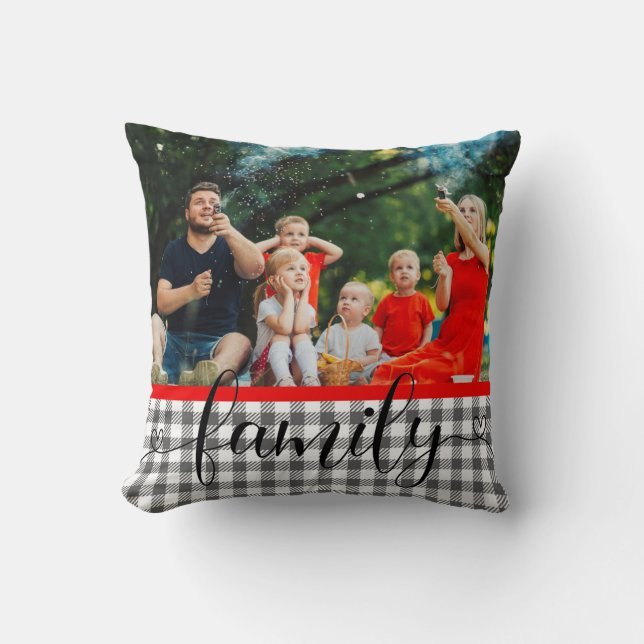 Modern skribentfoto i familjen kudde (Framsida)