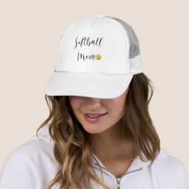 Modern skrift för Mamma Softball Keps
