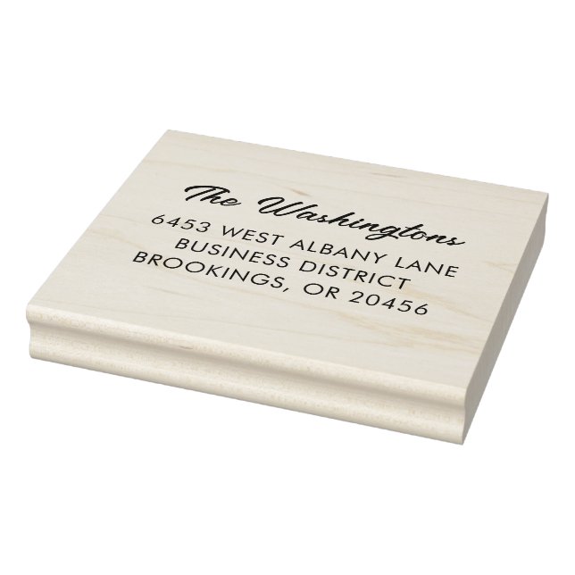 Modern skript - enkel affärsverksamhet i Namn Stämpel (Stämpel)