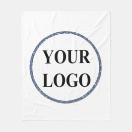 Modern skript för helgdag Blankat Throw ADD-LOGOTY Fleecefilt