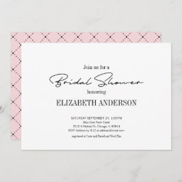 Modern skript med Ring Möhippa Inbjudningar