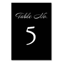 Modern skript - minimalistisk svart Bröllop