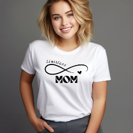 Modern skript Mors dag T-Shirt i Mamma utan gränse