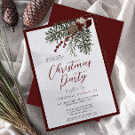 Modern skript Winter Berries jul Party Inbjudningar<br><div class="desc">Fira säsongen med en aning tidlös charm genom denna vackert utformade Modern Script Winter Berries-julfest-inbjudan. Med ömtåliga gräs-sprickor, pulserande bär och en fingervisning om festive flair blandar designen utan problem naturskönhet med modern sofistikering. Den uttrycksfulla skripttypografin inför en varm men tydlig ton som anger scenen för en oförglömlig samling. Denna...</div>