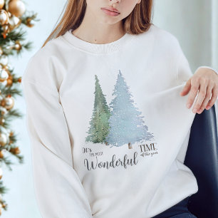 Modern skriptcitattecken, vattenfärg Julgran T Shirt