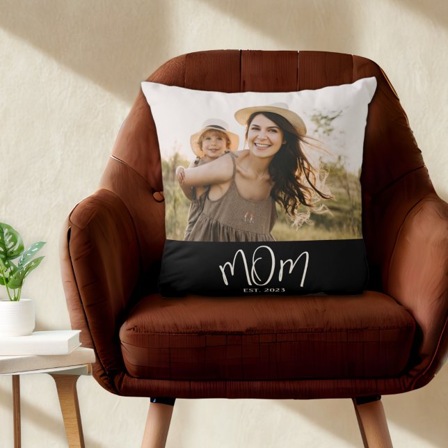 Modern skriptfoto för Mamma har skapats Kudde (Skapare uppladdad)
