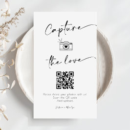 Modern skripthämtning Kärlek QR-koden Tilläggskort