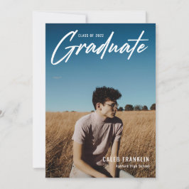 Modern skriptklassfoto Studenten