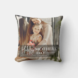 Modern skriptövertäckning 1 foto Mors dag Kudde