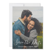 Modern skripttypgrafi - foto Elegant bröllop