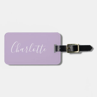 Modern skripttypgrafi Namn enkel Orchid Bloom  Bagagebricka