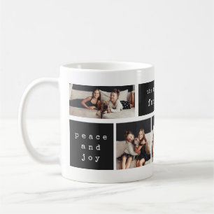 Modern skrivmaskin Jul 4 Fotokollage Kaffemugg
