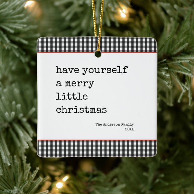 Modern skrivmaskin Merry Little jul Play Julgransprydnad Keramik (Träd)