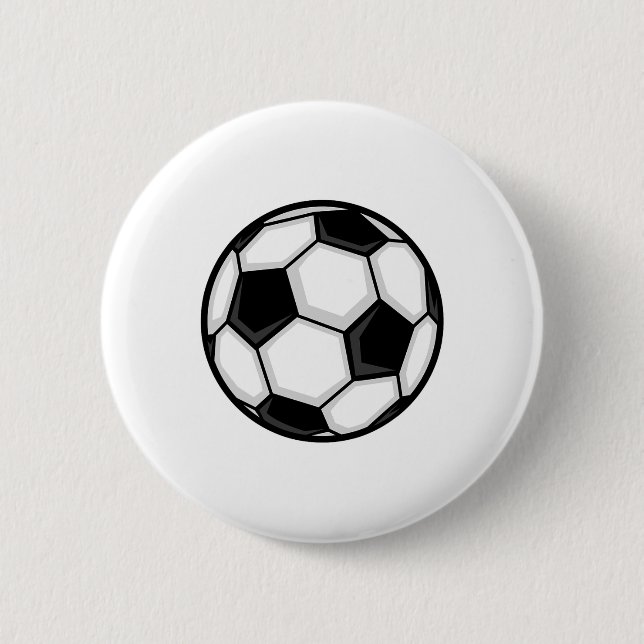 Modern skuggad fotboll Ll  Knapp (Framsida)