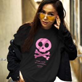 Modern Skull Bones Rosa Pickleball Family Team T Shirt