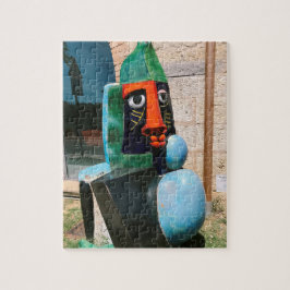 Modern skulptur Grand Bouddha i Biot Frankrike Pussel