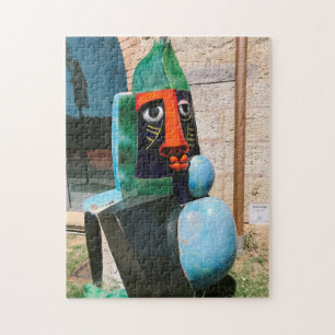 Modern skulptur Grand Bouddha i Biot Frankrike Pussel