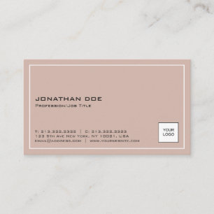 Modern sladd med Logotyp Professionell Elegant Bro Visitkort