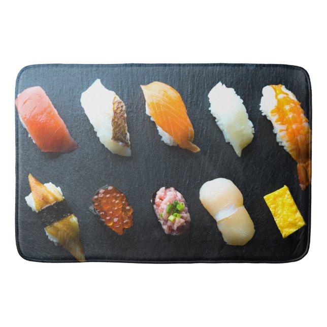 Modern Slate Bath Mat – SUSHIMI Collection Badrumsmatta (Framsidan)