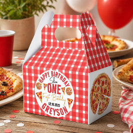 Modern Slice Slice Baby Pizza 1-årsfest Presentaskar