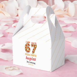 Modern Slice Slice Boy Six Seven Birthday Party Presentaskar