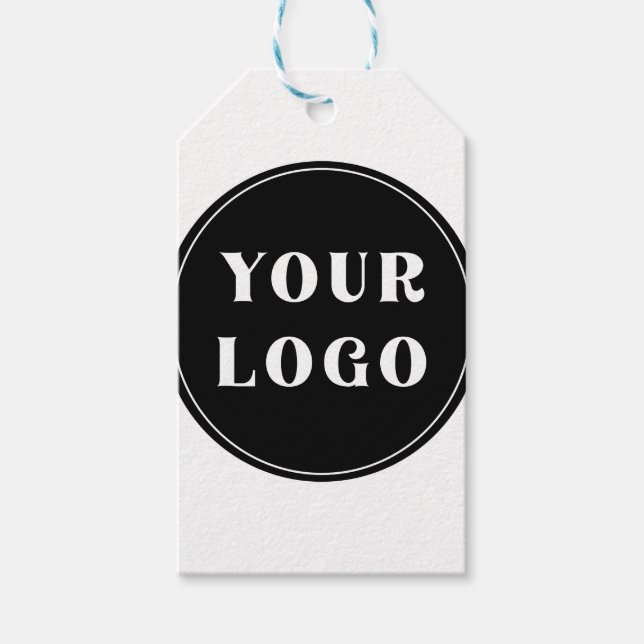 Modern, Slick, stilfull & Anpassningsbar Presentetikett (Framsidan)