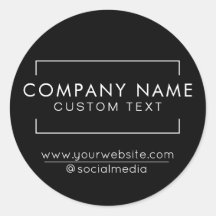 Modern Small Business Company Stickers