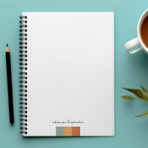 Modern Small Colorblock | Skriptmonogram