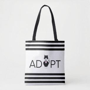 Modern Smokingsexemplar Vildkatt Adoption Tygkasse