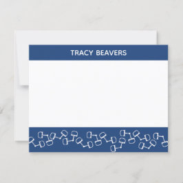 Modern Snaffle Bit Horse Note Card - flottan Tack Kort