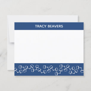 Modern Snaffle Bit Horse Note Card - flottan Tack Kort