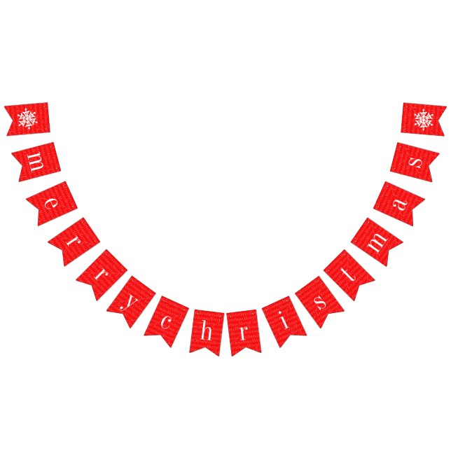 Modern snö God Jul Vimplar (Alla)