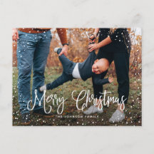 Modern Snö Script 2-foto