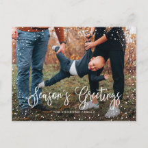 Modern Snö Script 2-foto