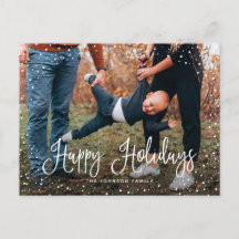 Modern Snö Script 2 Foto