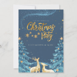 Modern snöflinga vinter jul inbjudan XMAS