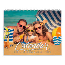 Modern Snygg Foto Familj 2027 Kalender