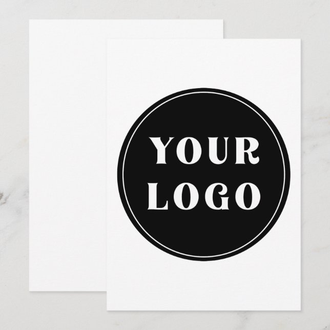 Modern, snygg, stilren och anpassningsbar spara datumet (Fram/baksida)